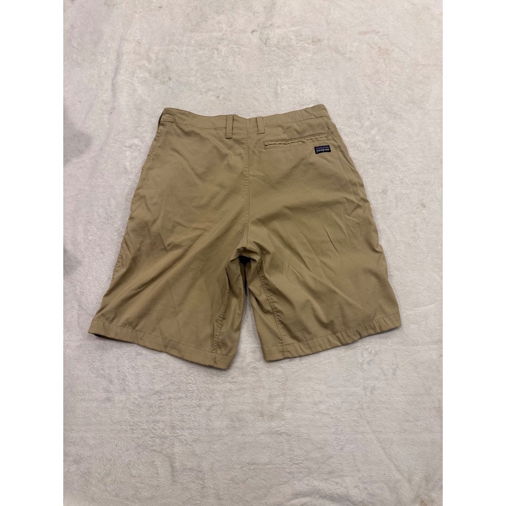 Patagonia Mens 30 Organic Cotton Nylon Blend Khaki Tan Chino Shorts Made in USA - Picture 4 of 6